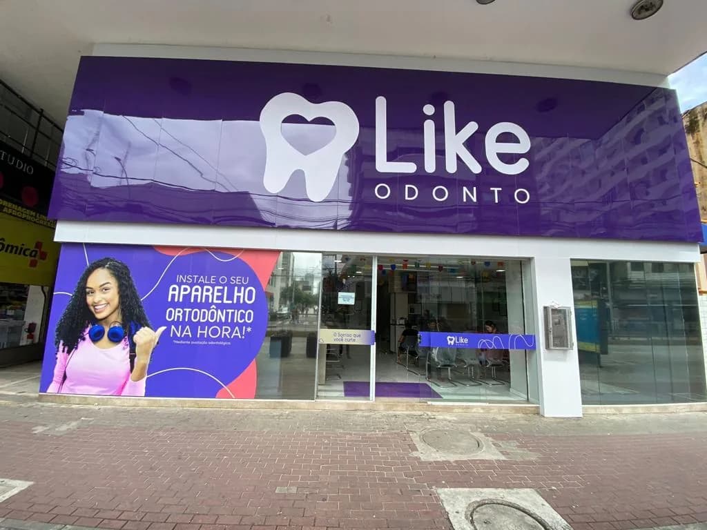 Fachada da unidade Like Odonto Boa Vista