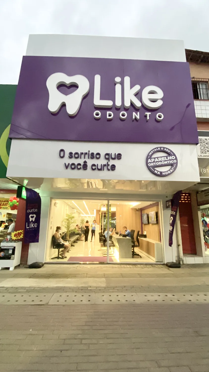 Fachada da unidade Like Odonto Camaragibe